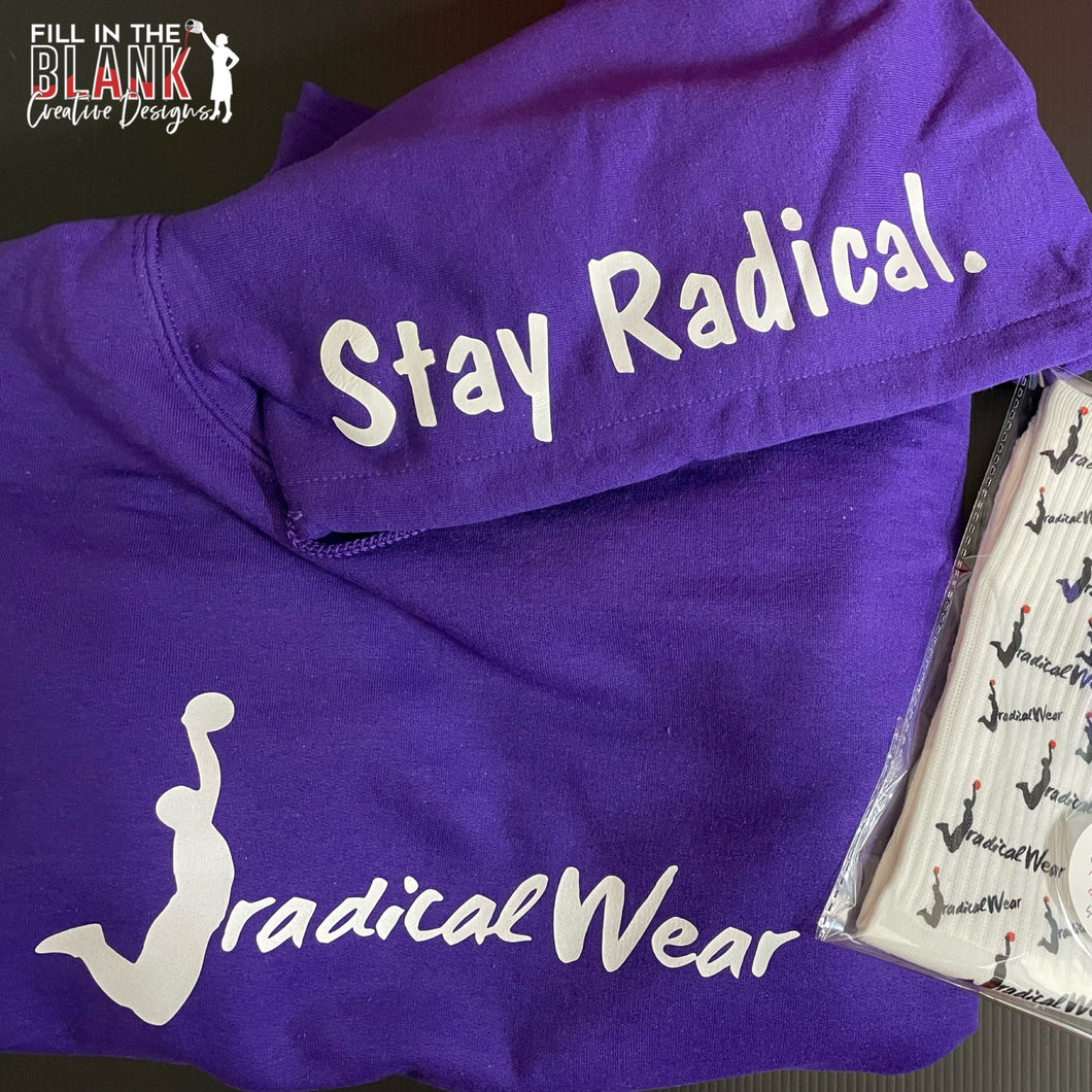 JradicalWear Logo Hoodie - Purple